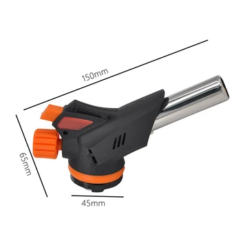 

509C Gas Torch Flamethrower Automatic Multifunctional Piezo Lgnition Spray Gun Camping Welding BBQ Travel Flame Gun