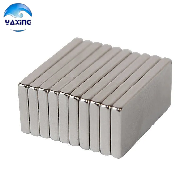 10PCS Bulk Super Strong Neodymium Rectangle 20mm x8mm x 2.5mm