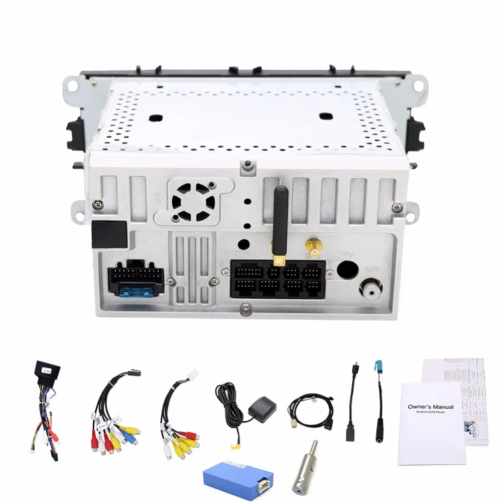 2 din Android 7.1 Quad Core Car DVD Player GPS Navi for Ford Focus Mondeo Galaxy with Audio Radio Stereo Head Unit Free Canbus