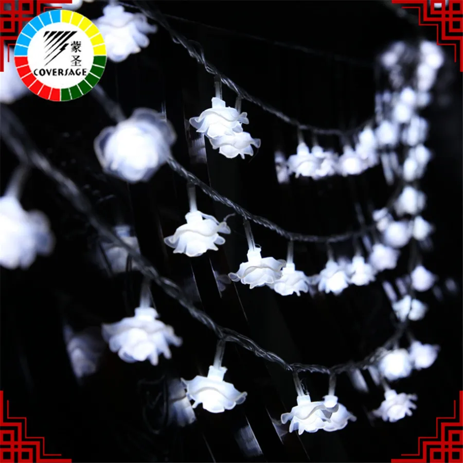 Coversage 10M 100 Led String Garland Christmas Tree Rose Flower Fairy Light Luce Home Garden Party Outdoor Holiday Decoration Coversage 10M 100 Led String Garland Christmas Tree Rose Flower Fairy Light Luce Home Garden Party Outdoor Holiday Decoration