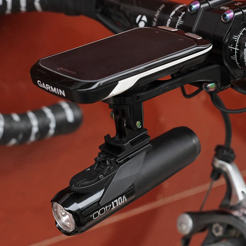 Trigo Cateye Volt 800 300 400用のバイクライトマウントアダプター Goproカメラアダプター付きコンピューターマウントに適しています 自転車修理ツール Aliexpress