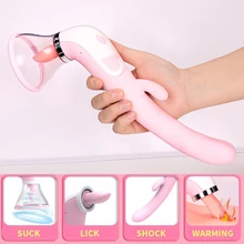 Vibrador com sucção para estimulação de clitóris, brinquedo sexual feminino para estímulo do clitóris, ponto g e clitóris