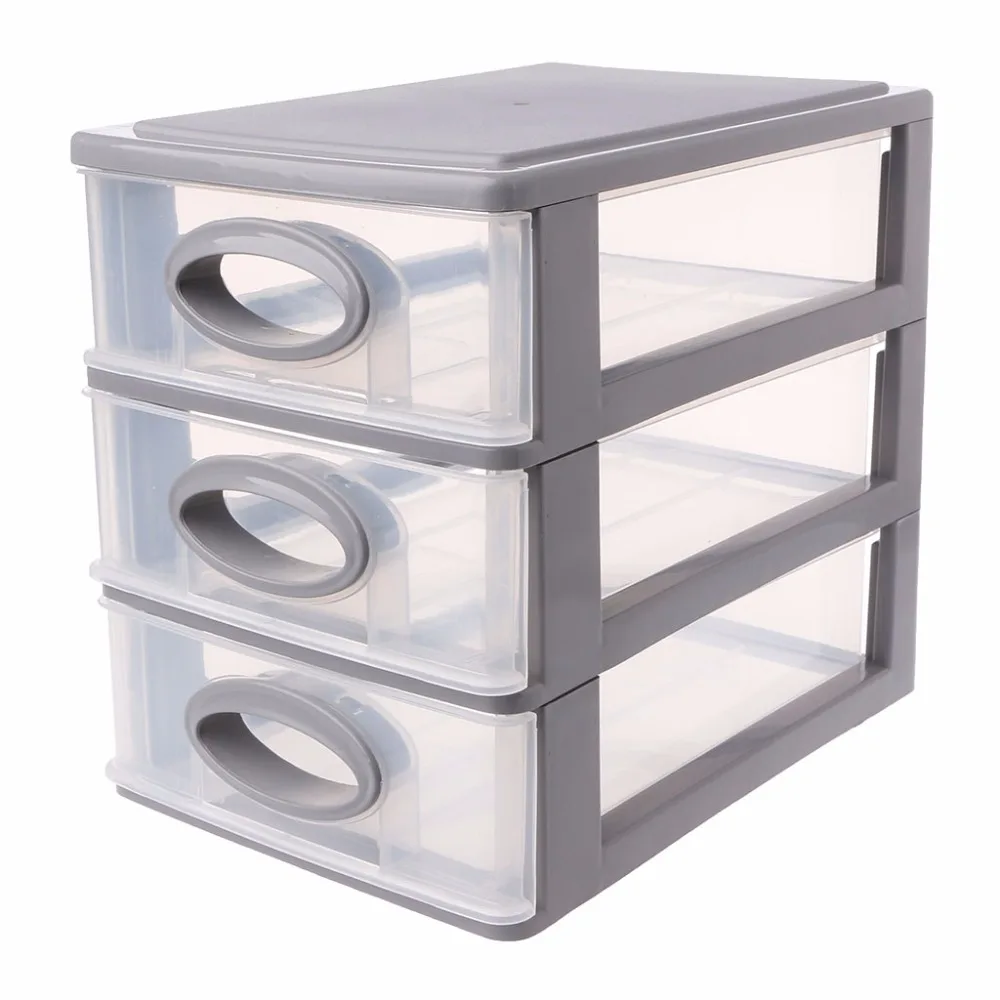 New 3 layer/4 layer/5 layer Plastic Makeup Drawer Desktop Drawer