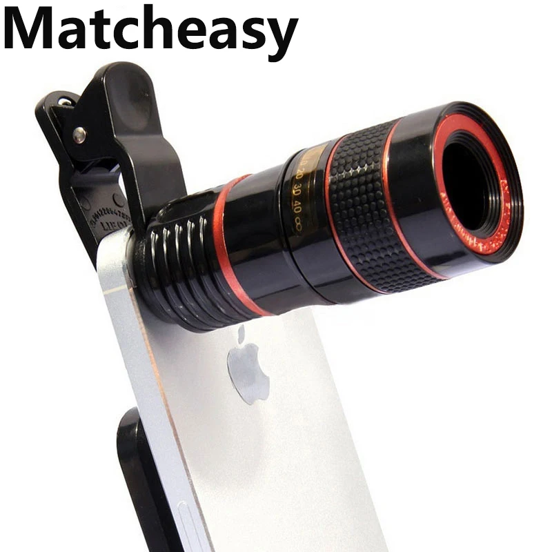 Matcheasy 12x Zoom Optical Phone Telescope Portable Mobile