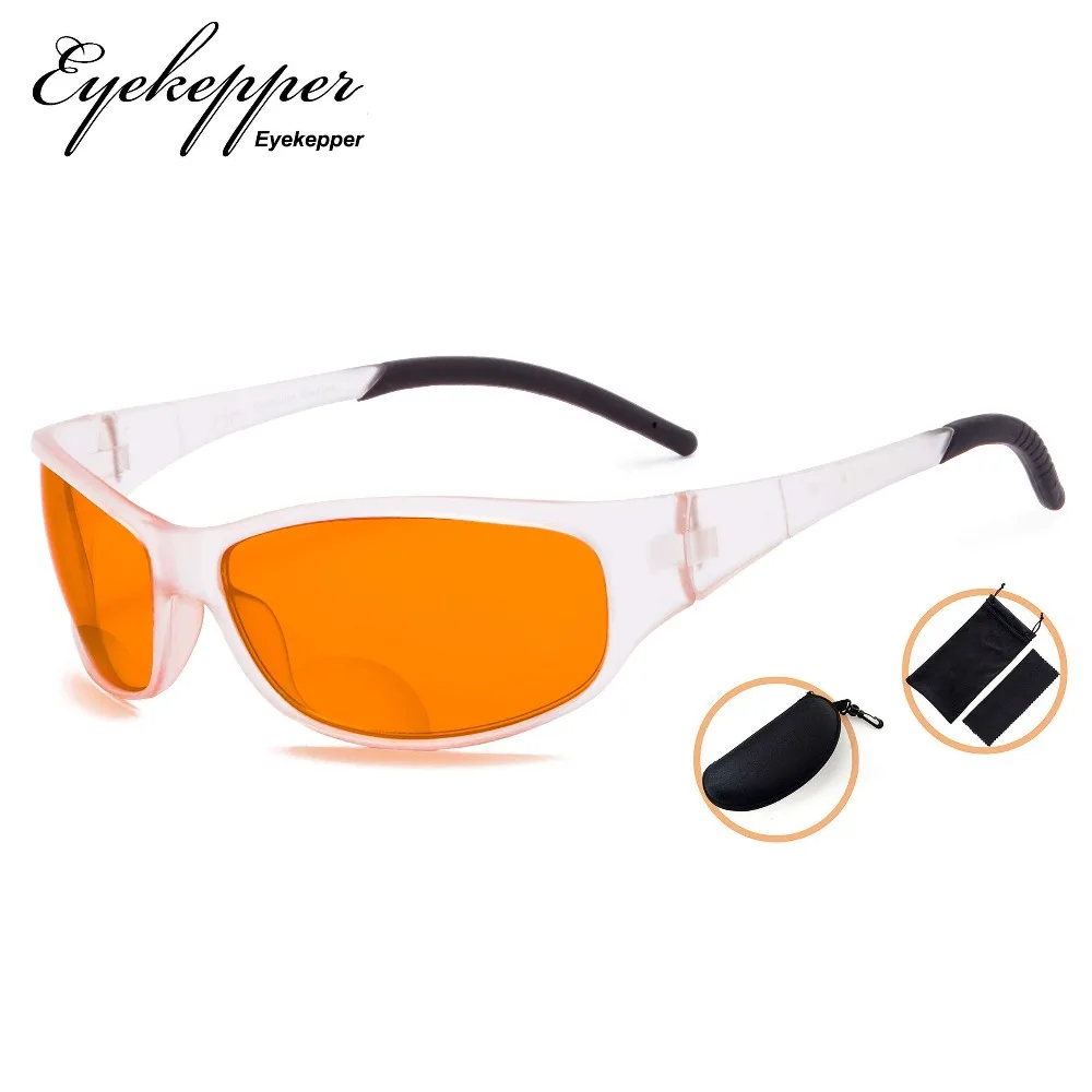 SGS080 Eyekepper синие блокирующие янтарные бифокальные очки для чтения сна ночное