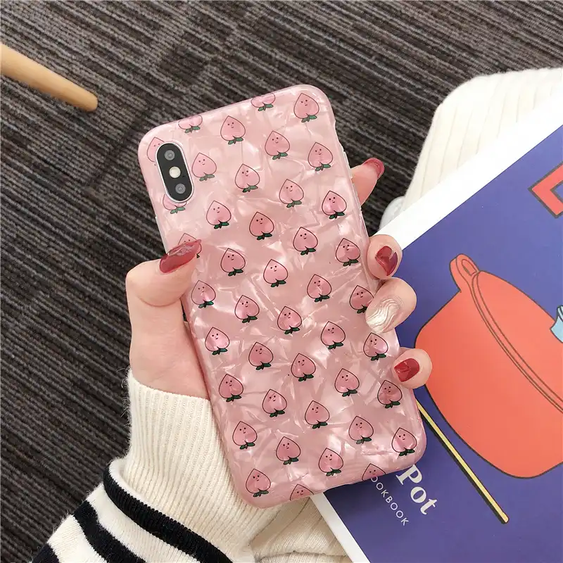 Wixcen Korea Pink Peach Phone Case For Iphone X Xs Xsmax Xr 7 6 6s 8 Plus Glossy Cute Fruit Soft Tpu Silicon Case Back Cover Aliexpress Wixcen Korea Pink Peach Phone Case For Iphone X Xs Xsmax Xr 7 6 6s 8 Plus Glossy Cute Fruit Soft Tpu Silicon Case Back Cover Aliexpress