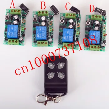 

NEW D12V10A Learning Code 1Wireless Remote Control 4 receivers Switch System Receiver and Transmitter applicance garage door