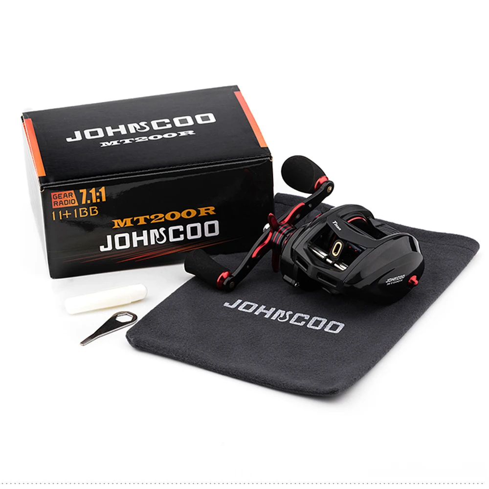 JOHNCOO 釣りリール MT200 ベイトキャスティングリールビッグ