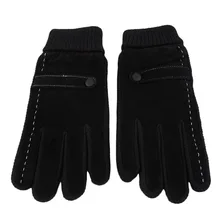 2017 Winter Men Leather font b Gloves b font Driving Motorcycle Biker Full Finger Warm font