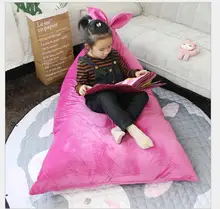 Children's sofa cartoon seat girl boy baby chair lazy tatami single cushion child gift Multi function Storage bean bag pu leather bean bag lazy sofa comfortable living room leisure bean bag sofa single tatami multifunction chair stools ottoman