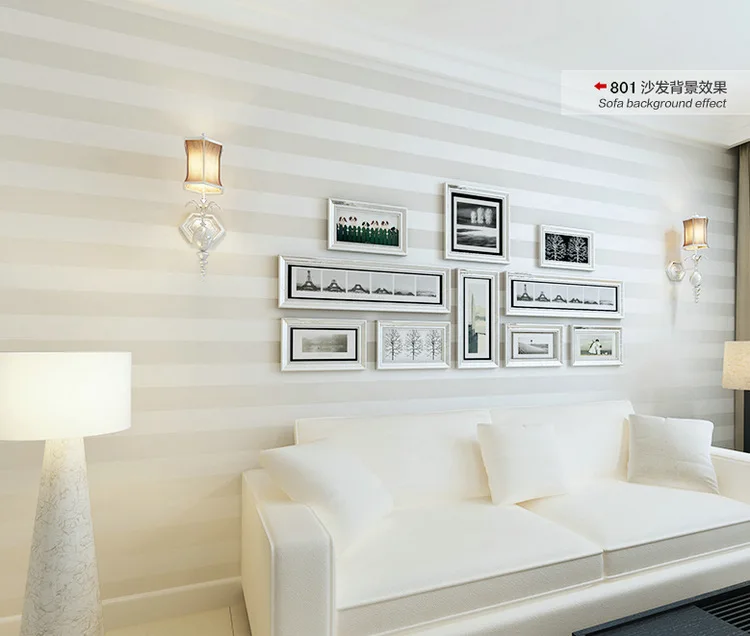 Современные элегантные полосы обои кремово-белые бежевые полосатые обои в рулоне для гостиной спальни 3d обои домашний декор ZE136