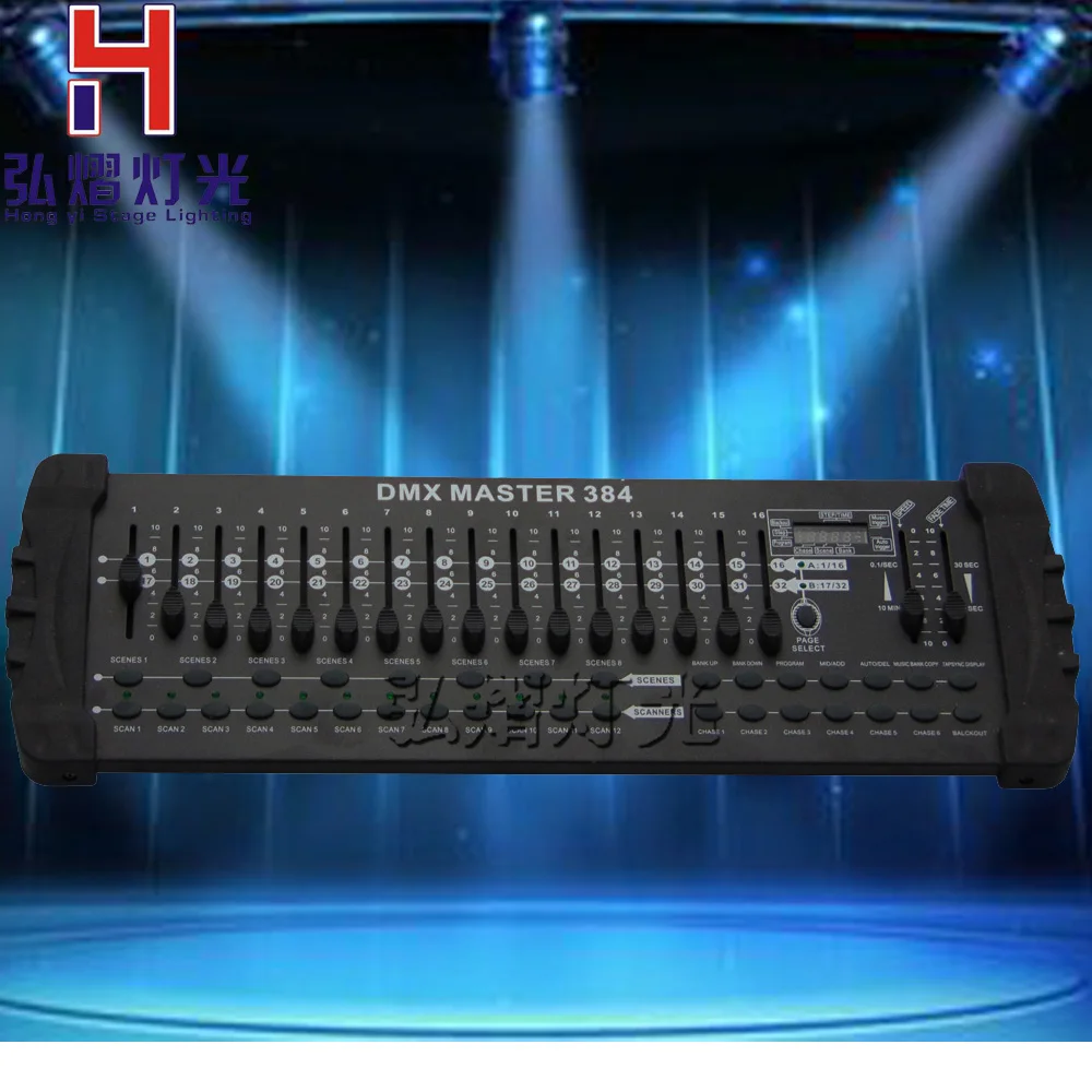 

384 DMX Controller Intelligent Master lighting Console Dj Pro Light For Stage Light Moving Head LED Par Light Control