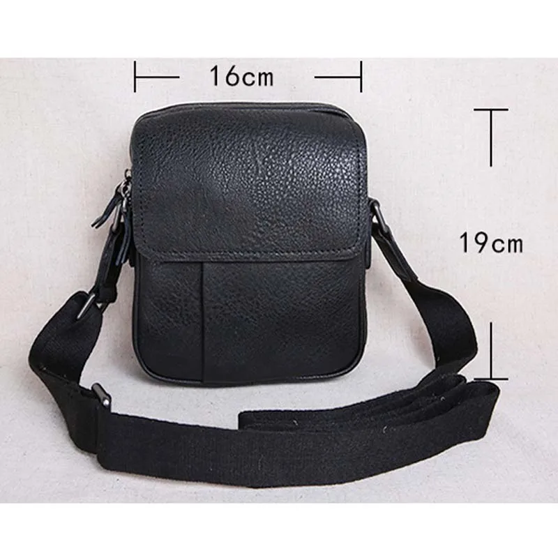 AETOO New leather men's mini bag leather men's bag shoulder bag Messenger bag