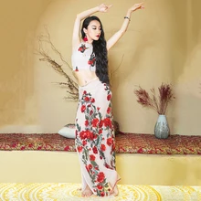 Костюм для танца живота юбка для танца живота танцевальный Акробатический костюм для женщин сексуальная одежда для танца живота