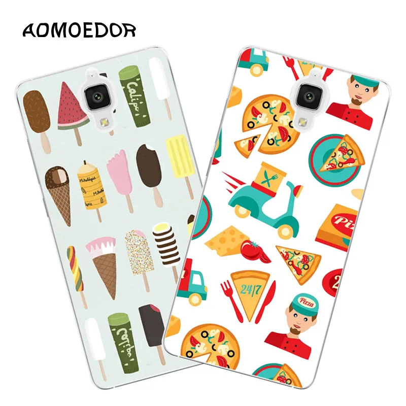 xiaomi mi4 mi4i mi4c case Silicon Rich food Painting Soft TPU Back Cover for Phone fitted Case shell |