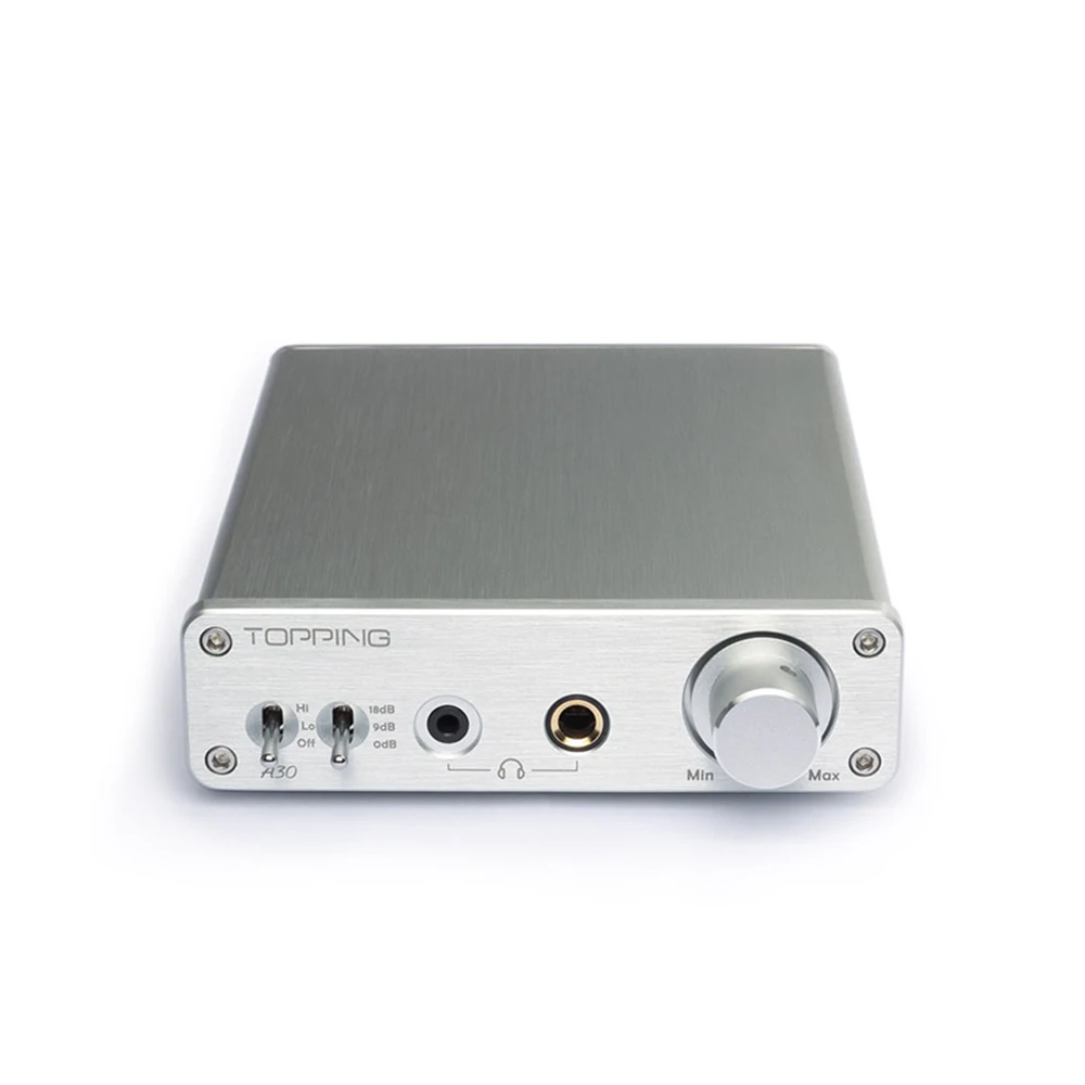 Topping A30 headphone amplifier usb dsd tpa6120 chip hi fi desktop mini dac amp for 3.5mm&6.35mm Output