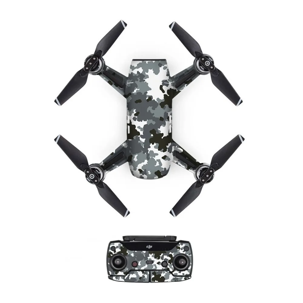 Цветной камуфляж DJI Mavic Spark стикер s батарея наклейка пульт дистанционного