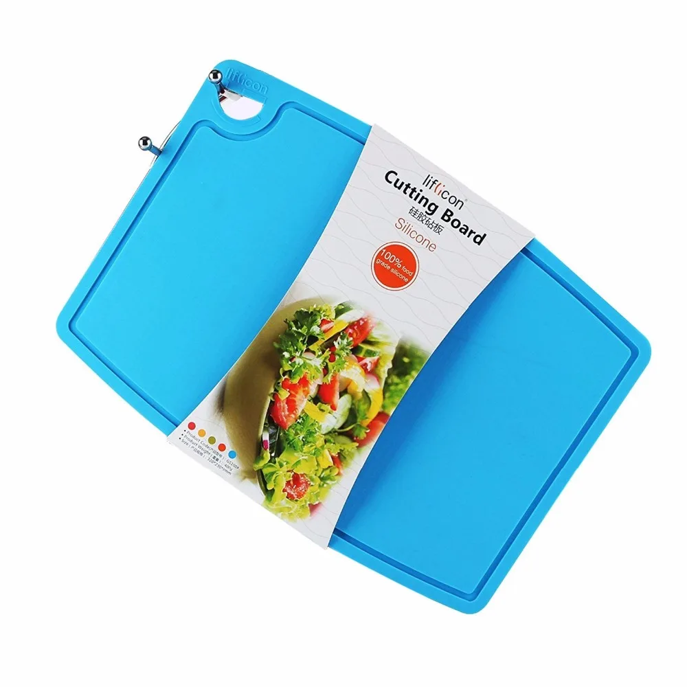 Liflicon BPA free quality Foldable Silicone Cutting Board kitchen