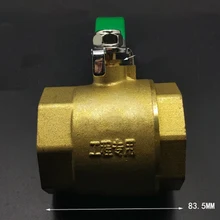DN40 1-1/" BSP Женский проект, латунный шаровой клапан, водный газ с ручкой для улучшения дома