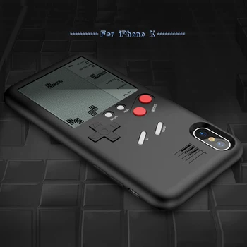 

S-GUARD Unique Multi Phone Cases For Iphone X 7 6s 8 8 Plus Cases TPU Case Tetris Game Console Appearance Protection Cover Gift