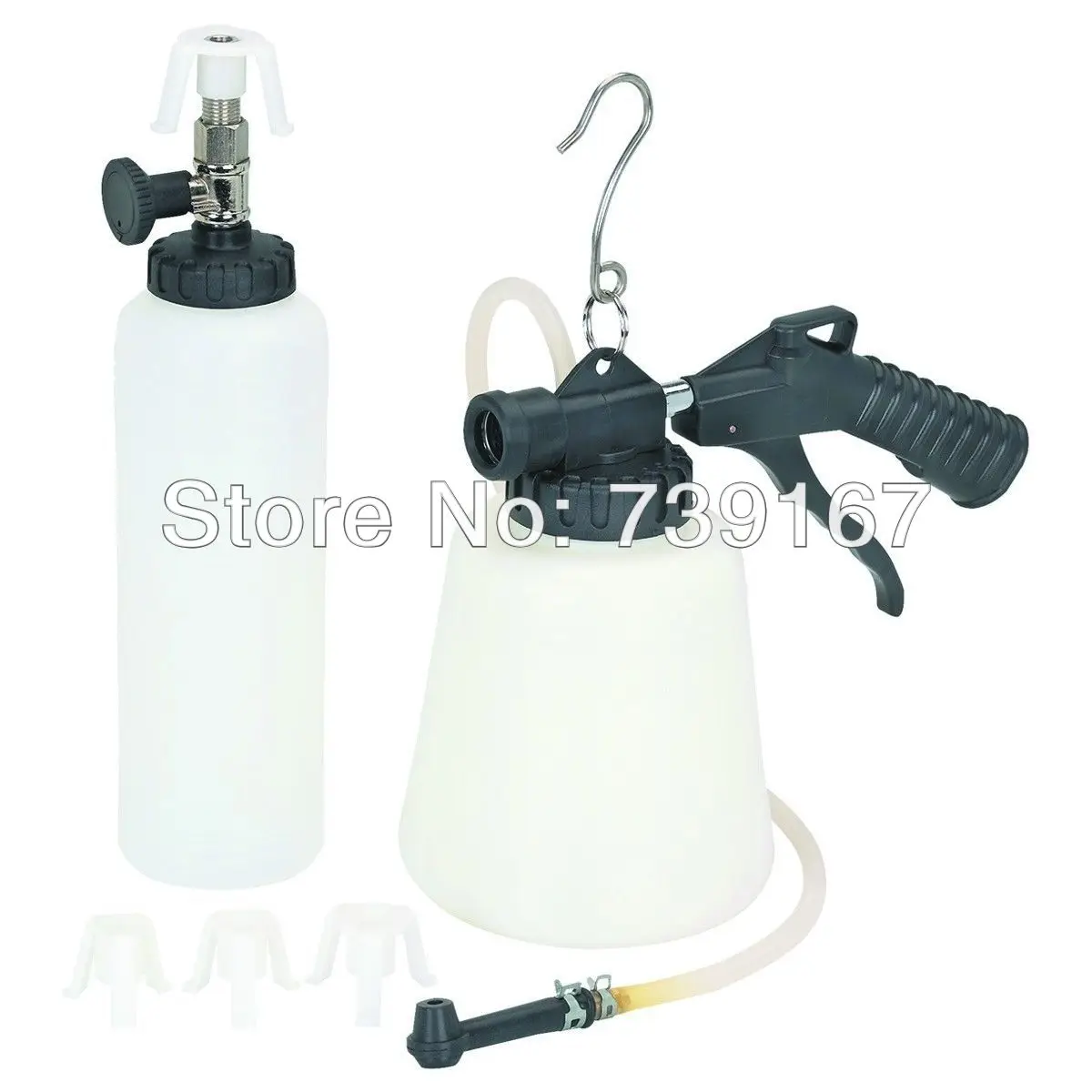 Car Pneumatic Brake Fluid Bleeder Tool Auto Brakes Fluid Bleeding Kit Garage Tools For