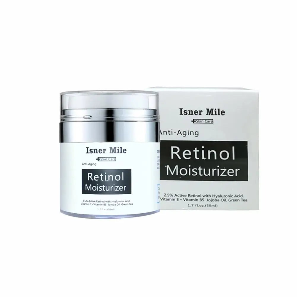 50 мл Retinol увлажняющий уход за лицом крем удаление пятен отбеливающий Восстанавливающий глубокое увлажнение разглаживает морщины акне лечение крем для лица