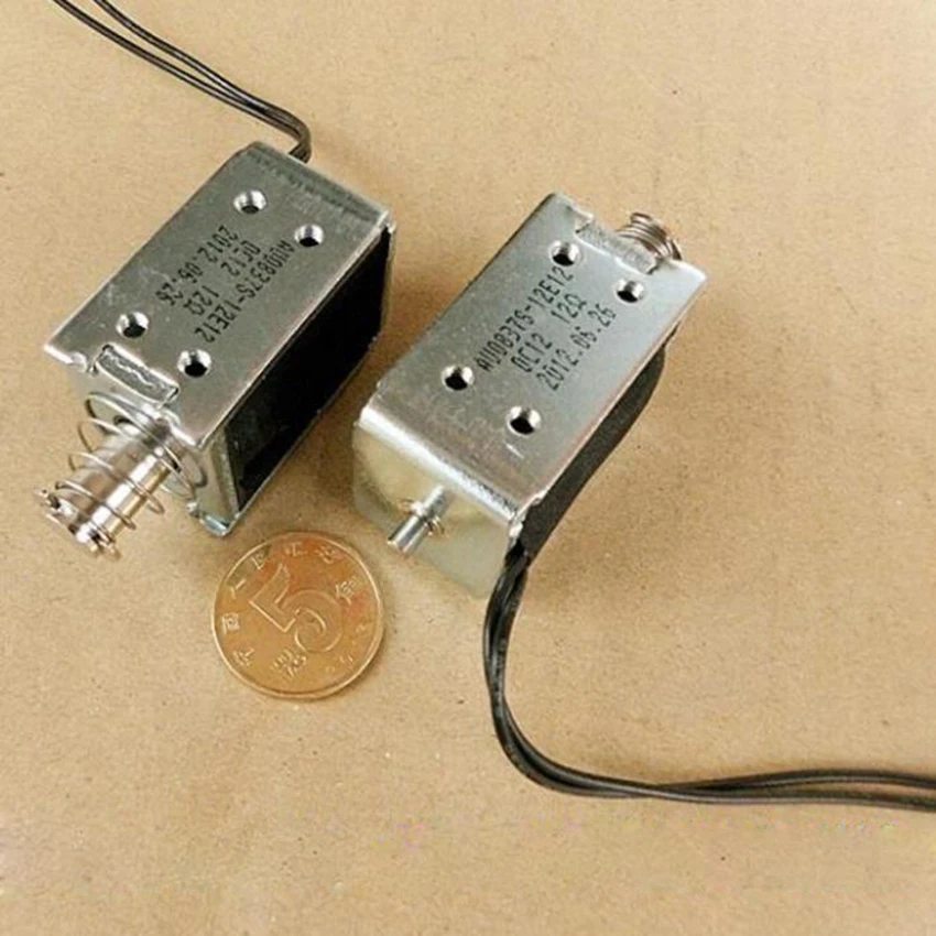 Dc12V Магнитный электромагнитный пуш ап и потяните с открытой рамкой Электромагнит