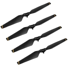 4 Шт./лот, Складной Quick Release Mavic Винты для DJI DJI Mavic Pro Drone Черный с Золотыми Полосками Аксессуары