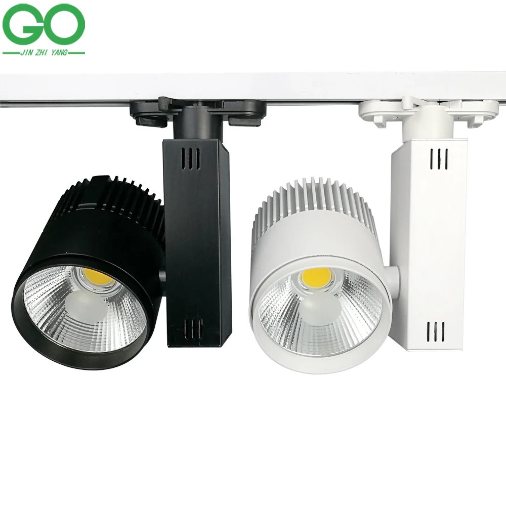 LED Track Lights 20W Dimmable COB Rail Linear Light Clothing Shops