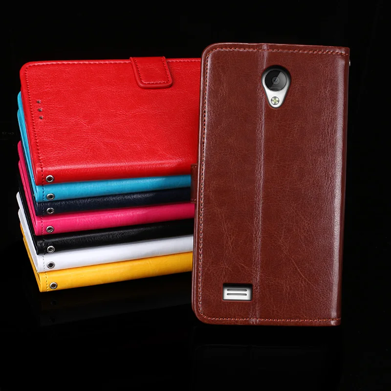 For BBK Vivo Y21 Case 4.5'' Business Style Flip Stand Wallet Leather