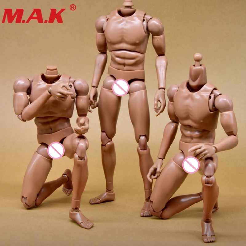 

1:6 scale nude body action figure male man narrow shoulder muscular body model accessory for 12" dragon action figure toys