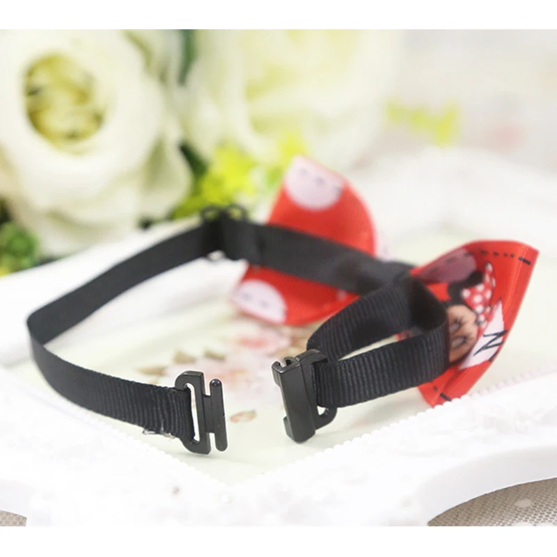prativerdi Adjustable Bow Tie Dogs Cat Necktie Necklace Cute Bowknot Dog Collars With Bells For Puppy Cat Pet Shop Accessories4