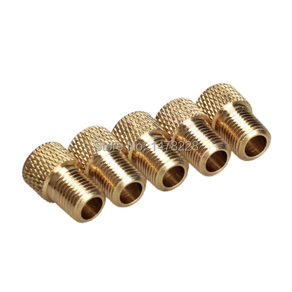 New 5Pcs Converter Presta to Schrader Bicycle Bike Valve Adaptor Tube Pump Tools B2C Shop