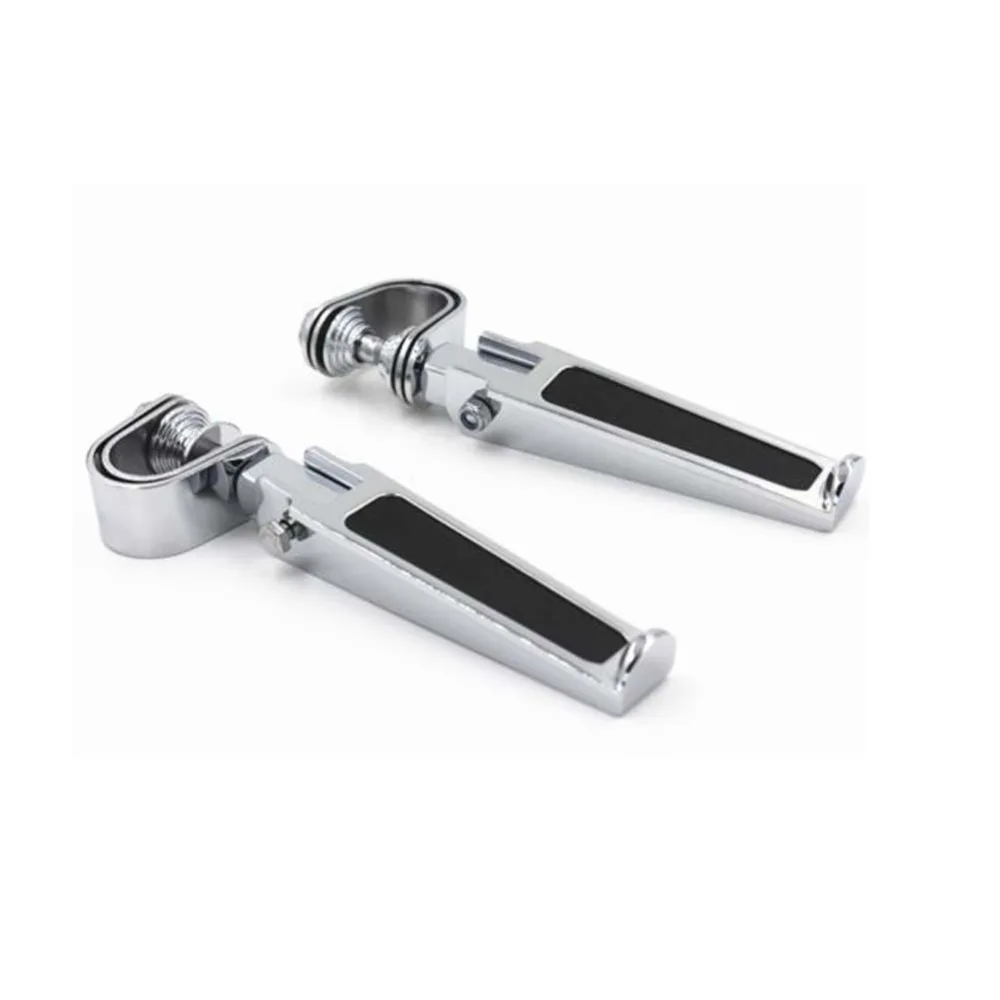 Motorcycle 1 1 1/4" Crash Highway Bar Engine Guard Foot Pegs Mount Rest