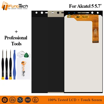 

5.7" LCD Display + Touch Screen Digitizer Glass Lens Assembly For Alcatel 5 5086 5086A 5086D
