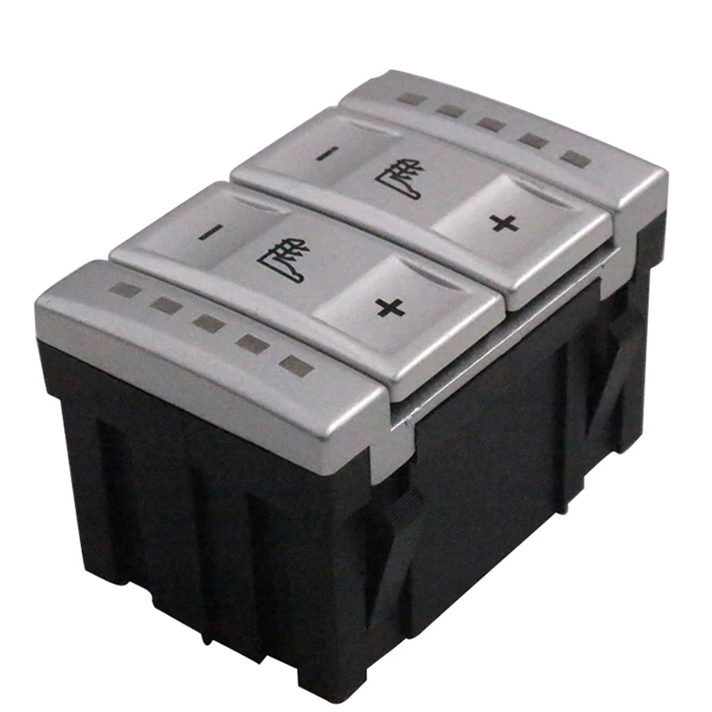 Silver Car Electric Seat Heated Switch For Ford Mondeo MK3 MK4 S-Max