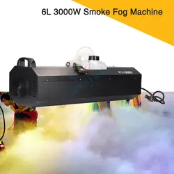 2 шт Новый дизайн 6L большое влияние Dmx512 дистанционное управление эффект машины 3000 W машина для дыма тумана