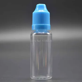 

1900pcs 20ml Colorful Childproof Cap Plastic Needle Tip Storage Bottle For Most Liquid Squeezable Dropper Mini Bottles ISO 8317
