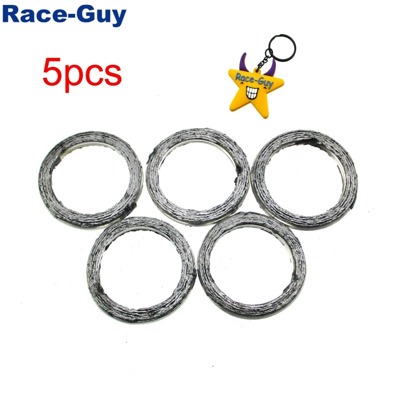 

5PCS ID=30mm OD=38mm Exhaust Pipe Gasket For 200cc 250cc Pit Dirt Bike ATV Quad 4 Wheeler Motorcycle Scooter Moped