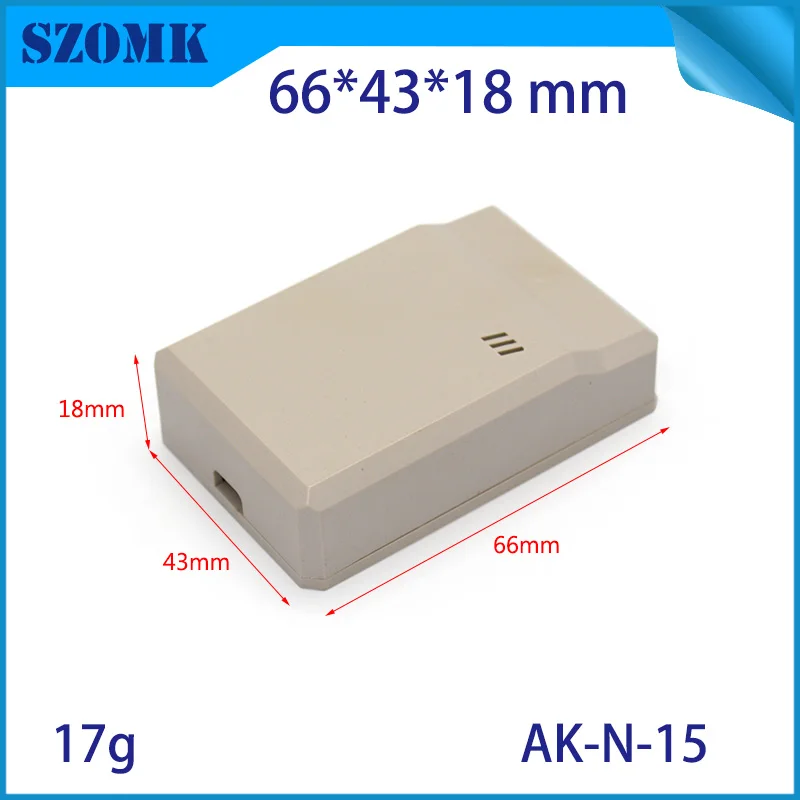 

hot selling abs plastic enclosure junction box (1 piece) 66*43*18mm szomk diy electronics case plastic project enclosure housing