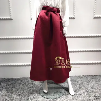 

2018 New Arrival Muslim Long Skirt for Women Maxi Dress Islamic Ladies Dubai Arab Ball Gown Bottoms SK9004