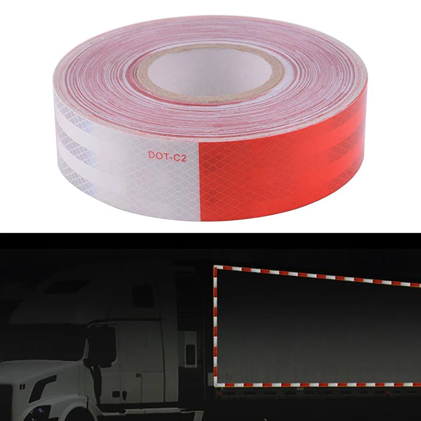 Details about   Multi Night Reflective Safety Warning Conspicuity Tape Film Truck Car Sticker Q 