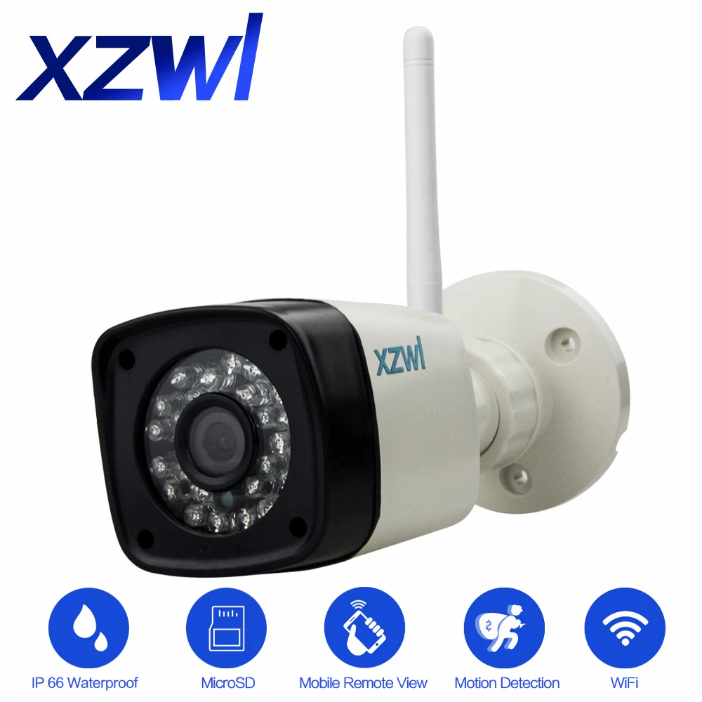 

Outdoor Waterproof Wifi IP Camera 1920X1080P HD 2.0mp Wireless P2P Multi user Infrared Night Vision Motion Detection CCTV Camera
