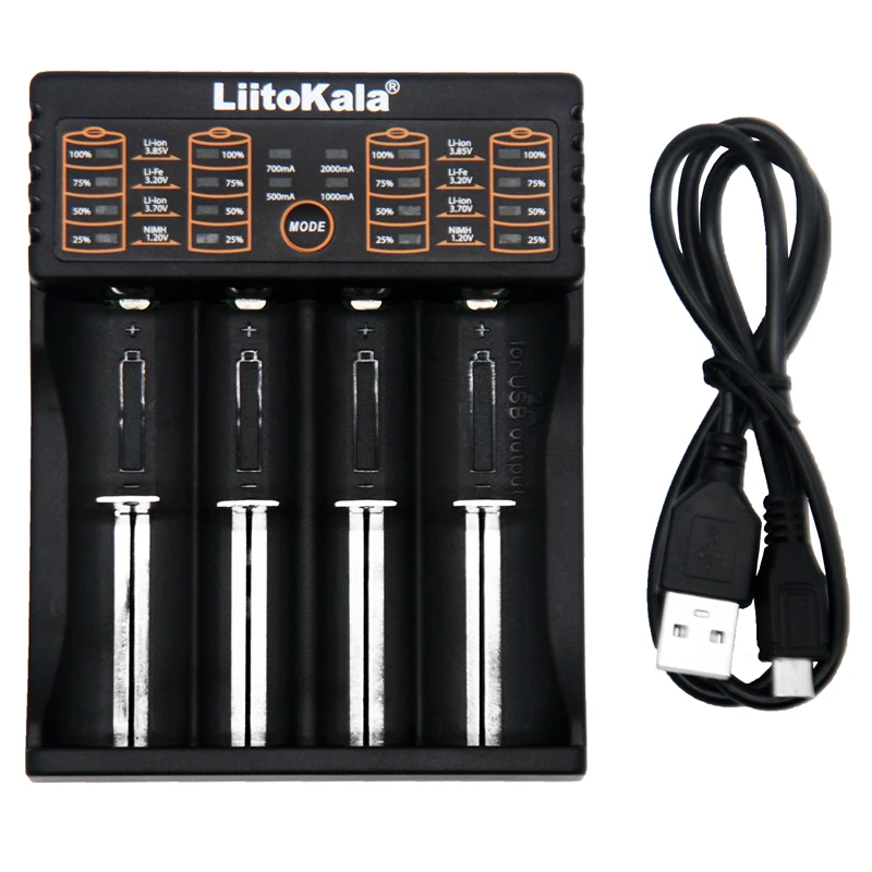 NEW LiitoKala Lii-100 1.2V 3.7V 3.2V 3.85V AA /AAA 18650 18350 26650 10440 14500 16340 25500 NiMH lithium battery smart charger 