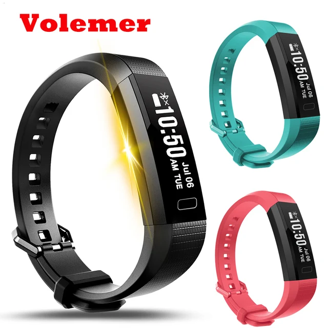 Volemer Y11 Smart Wristband Fitness Tracker Heart Rate Monitor Volemer Y11 Smart Wristband Fitness Tracker Heart Rate Monitor Pedometer Calorie Bracelet Band For Le