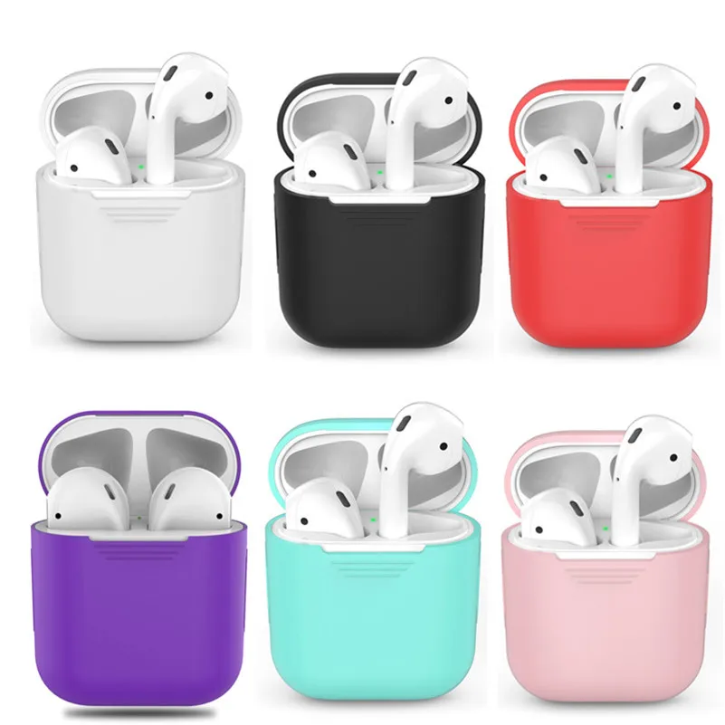 GXE ТПУ силиконовый Bluetooth беспроводной чехол для наушников Защитный AirPods