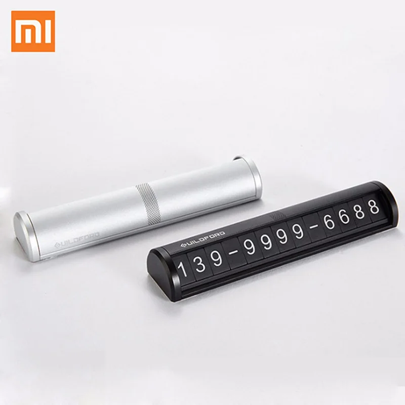 

xiaomi UILDFORT Stop Sign Car Parking Card Stop Sign For Car Move Phone Number Card Creative Stereo Reverse Invisible