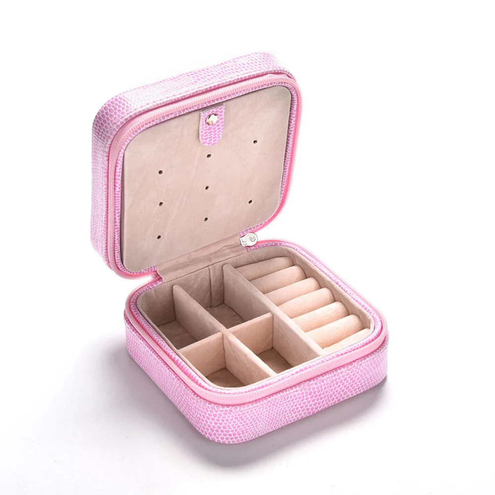 

New Creative Jewelries Box Mini PU Leather Casket for Jewelry Travel Case Best Birthday Gift Ring Earrings Necklace Storage