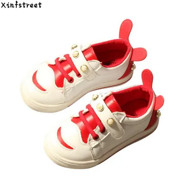 

Girls Shoes Autumn Kids Sneakers For Girls Pearls Breathable School Shoes Girls Size 26-36
