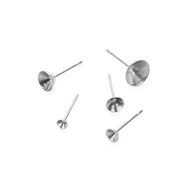 Surgical stainless sale steel earrings studs